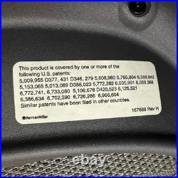 Herman Miller Aeron Classic B Size Seat Replacement Brand New OEM Waves 4E02