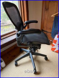 Herman Miller Aeron Classic Chair Size A Small Fully Loaded Lumbar Support Black