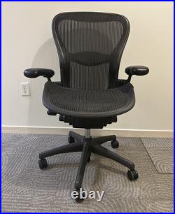Herman Miller Aeron Classic Chair Size B Fully Adjustable Black
