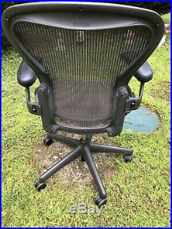 Herman Miller Aeron Classic Design Office Chair with labels 1997