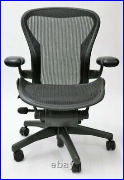 Herman Miller Aeron Classic Mesh Office Desk Chair Size B Basic