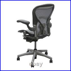 Herman Miller Aeron Classic Office Chair Size B PostureFit Lumbar Support Zinc