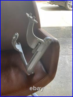Herman Miller Aeron Classic Pair Swing Arm Yokes in Titanium (After 06/04)