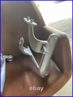Herman Miller Aeron Classic Pair Swing Arm Yokes in Titanium (After 06/04)
