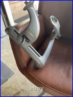 Herman Miller Aeron Classic Pair Swing Arm Yokes in Titanium (After 06/04)
