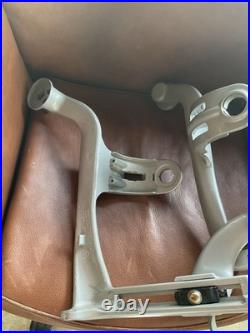 Herman Miller Aeron Classic Pair Swing Arm Yokes in Titanium (After 06/04)