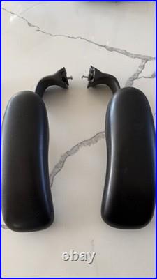 Herman Miller Aeron Desk Office Chair Part Pair Armrest, Left & Right (fixed)