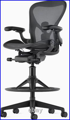 Herman Miller Aeron Drafting Chair Remastered Fully Loaded 9.5 Size B
