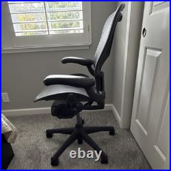 Herman Miller Aeron Ergonomic Adjustable Black Office Desk Chair