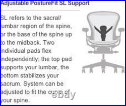 Herman Miller Aeron Ergonomic Chair Size B, Graphite