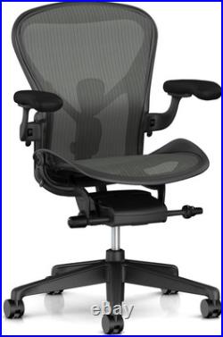 Herman Miller Aeron Ergonomic Chair Size B, Graphite