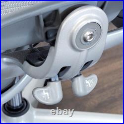 Herman Miller Aeron Ergonomic Office Chair Light Gray Mesh