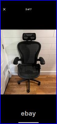 Herman Miller Aeron Ergonomic Office Chair with Headrest