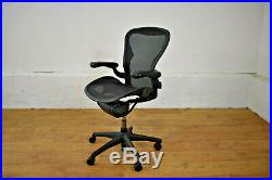 Herman Miller Aeron Ergonomic Office Swivel Chair Size B Graphite 25 Stock