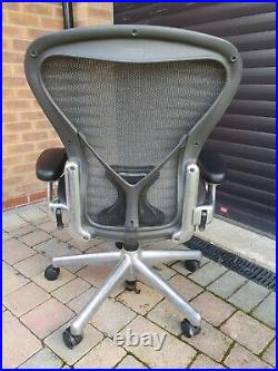 Herman Miller Aeron Executive Polished Aluminium Aeron Chair Size B