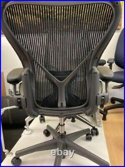 Herman Miller Aeron Flip Arm Task chair B. Fully loaded with posture fit