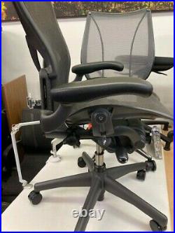 Herman Miller Aeron Flip Arm Task chair B. Fully loaded with posture fit