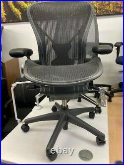 Herman Miller Aeron Flip Arm Task chair B fully loaded inc posture fit lumbar