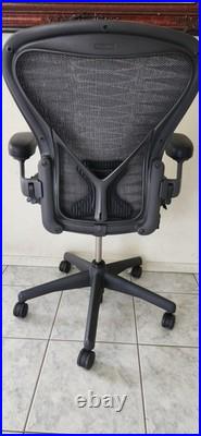 Herman Miller Aeron Fully Loaded Size B & C PostureFit Tuxedo Mesh Chair