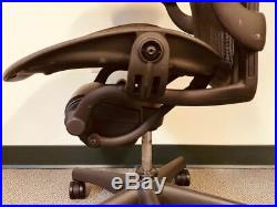 Herman Miller Aeron Fully-Loaded Size C Posture Fit Leather Arm Pads