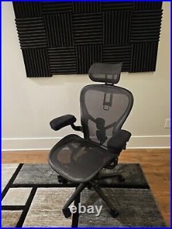 Herman Miller Aeron Gaming Chair With Atlas Headrest
