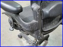 Herman Miller Aeron Graphite Adjustable Ergonomic Lumbar Office Chair Size B