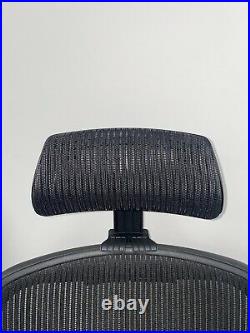 Herman Miller Aeron Graphite Fully Adjustable Mesh Headrest