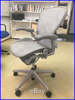 Herman Miller Aeron Grey Posture fit Size B Aeron Chair