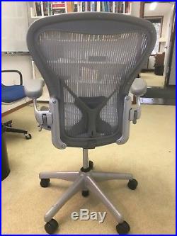 Herman Miller Aeron Grey Posture fit Size B Aeron Chair