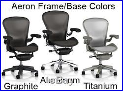 Herman Miller Aeron Home Office Desk chair posturefit Posture Fit Small Size A