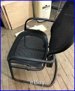 Herman Miller Aeron Iconic Charcoal Side Chair AE500P HermanMiller