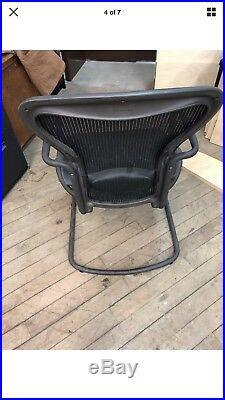 Herman Miller Aeron Iconic Charcoal Side Chair AE500P HermanMiller