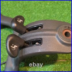 Herman Miller Aeron LH & RH Side Arm Wheel Yoke with knob controls and cables