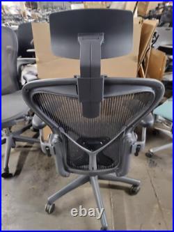 Herman Miller Aeron Mesh Chair Medium B fully Adjust Posture fit mesh Headrest
