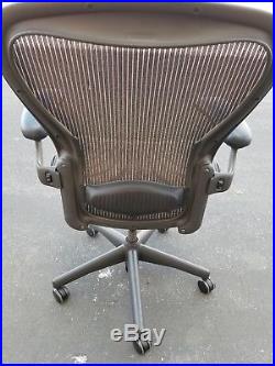 Herman Miller Aeron Mesh Chair Medium SIZE C fully adjustable lumbar & arms
