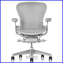 Herman Miller Aeron Mesh Desk Chair Size C Large fully adjustable with lumbar
