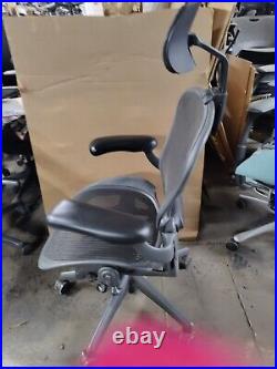 Herman Miller Aeron Mesh Desk Chair Small A fully adjust lumbar mesh Headrest