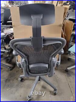 Herman Miller Aeron Mesh Desk Chair Small A fully adjust lumbar mesh Headrest