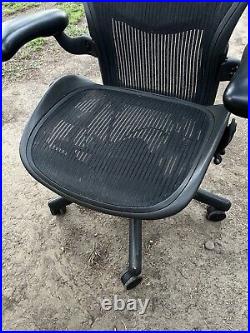 Herman Miller Aeron Mesh Office Chair Medium Size B fully adjustable with lumbar
