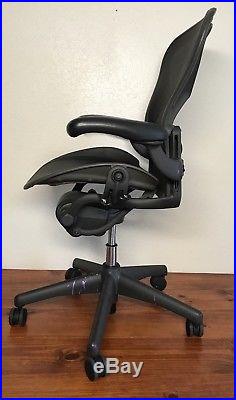 Herman Miller Aeron Mesh Office Chair Size B fully adjustable