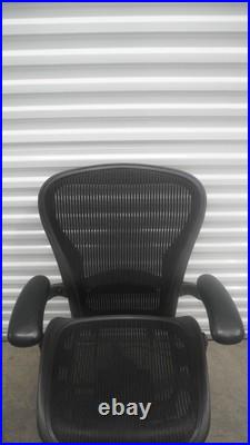Herman Miller Aeron Mesh Office Desk Chair Large C fully adjust Lumbar Black