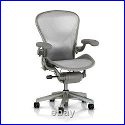 Herman Miller Aeron Mesh Office Desk Chair Medium B fully adj posture fit silver