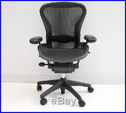 Herman Miller Aeron Mesh Office Desk Chair Medium Sz B fully adjustable lumbar