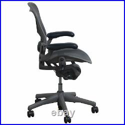 Herman Miller Aeron Mesh Office Desk Chair Medium Sze B fully adjustable lumbar