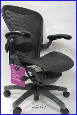 Herman Miller Aeron Office Chair Black Fully Loaded Size B Open Box