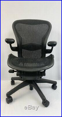 Herman Miller Aeron Office Chair Black Mesh