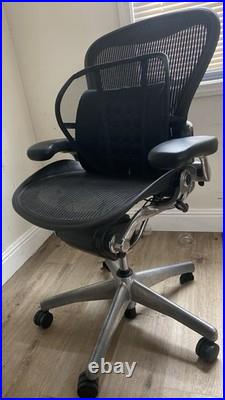 Herman Miller Aeron Office Chair Black Size B