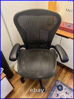 Herman Miller Aeron Office Chair Black, Size B Disassembled
