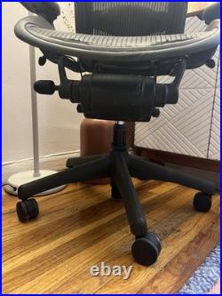 Herman Miller Aeron Office Chair Black, Size B Disassembled