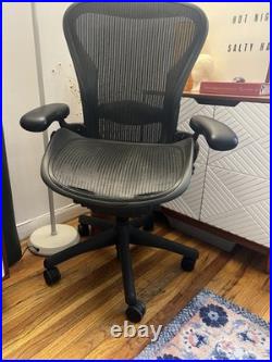 Herman Miller Aeron Office Chair Black, Size B Disassembled